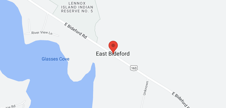 map of East Bideford